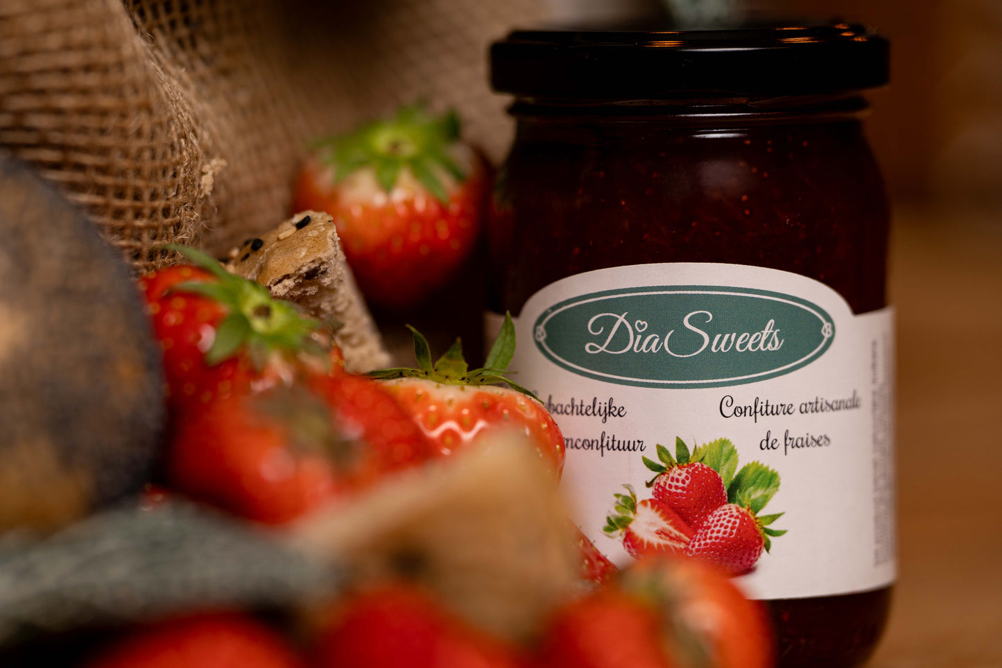 Aardbeien Confituur